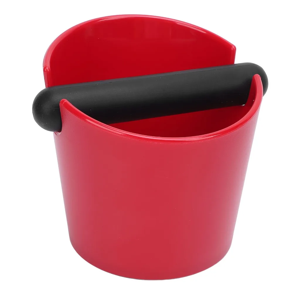 Splash Proof Coffee Knock Box Removable Knock Bar Anti Slip Bottom Coffee Grounds Container Plastic Material Barista Knock Box