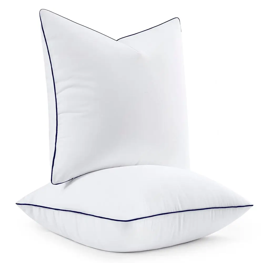 

Наполнители для подушек 24x24 Euro Pillow, пушистый наполнитель, аналог пуха, упаковка из 2 штук, ультрамягкие декоративные подушки для кровати, дивана, кушетки