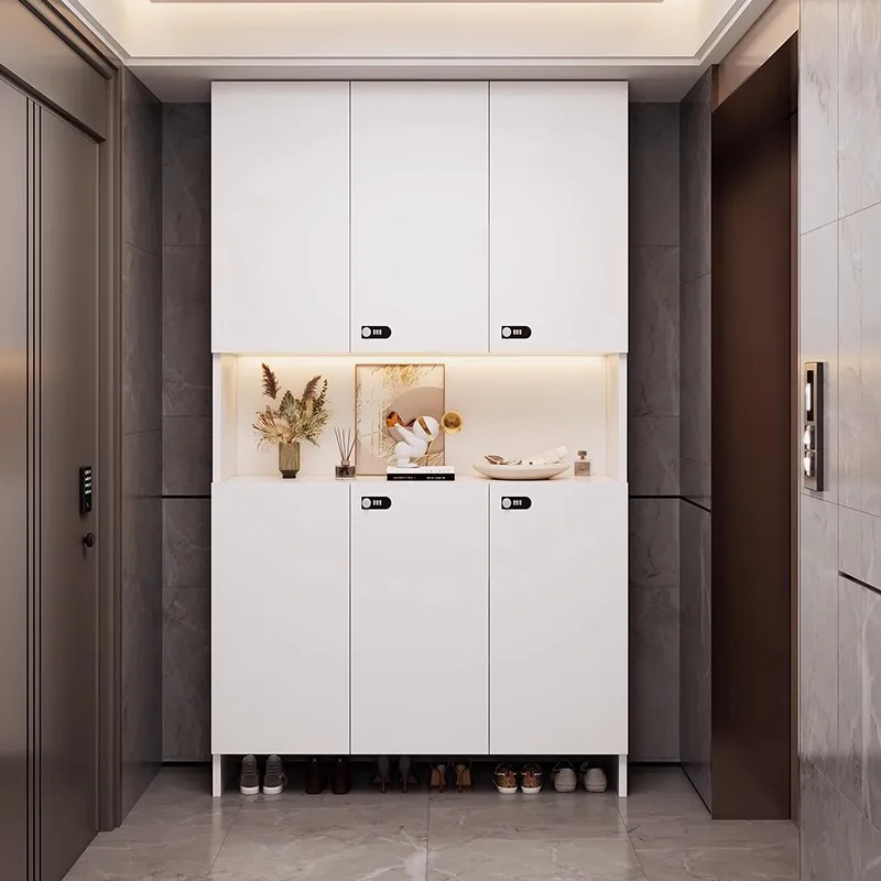 Shoe cabinet entrance, family corridor password lock, outdoor elevator, outer shoe cabinet, integrated shoe rack