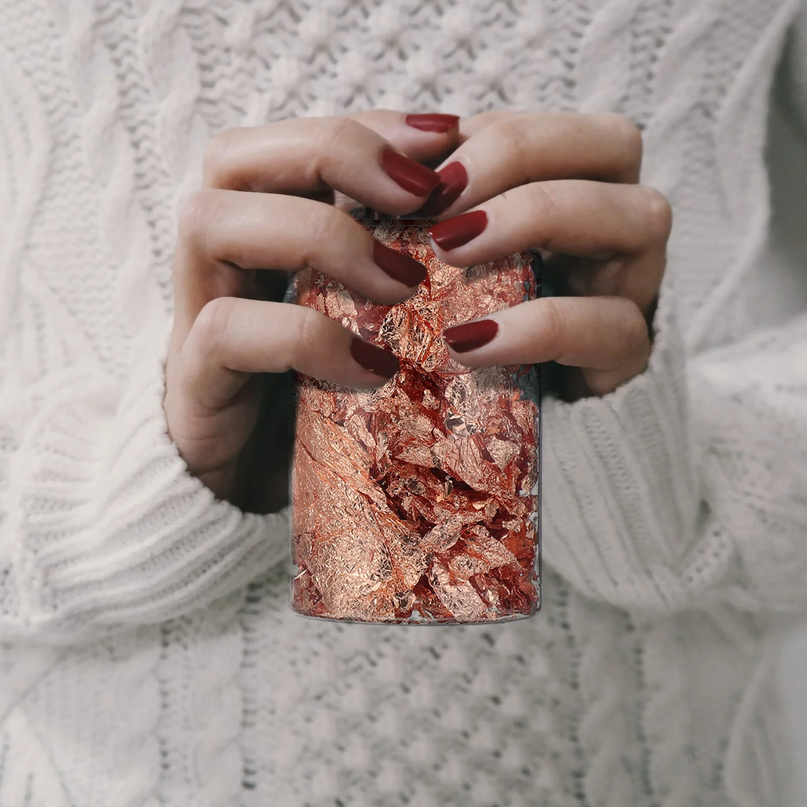 

3pcs Art Foil Glitter Kit Gold Flakes For Manicure Decoration Diy Nail Design Party Festival Accessories Gilding Flakes Nail