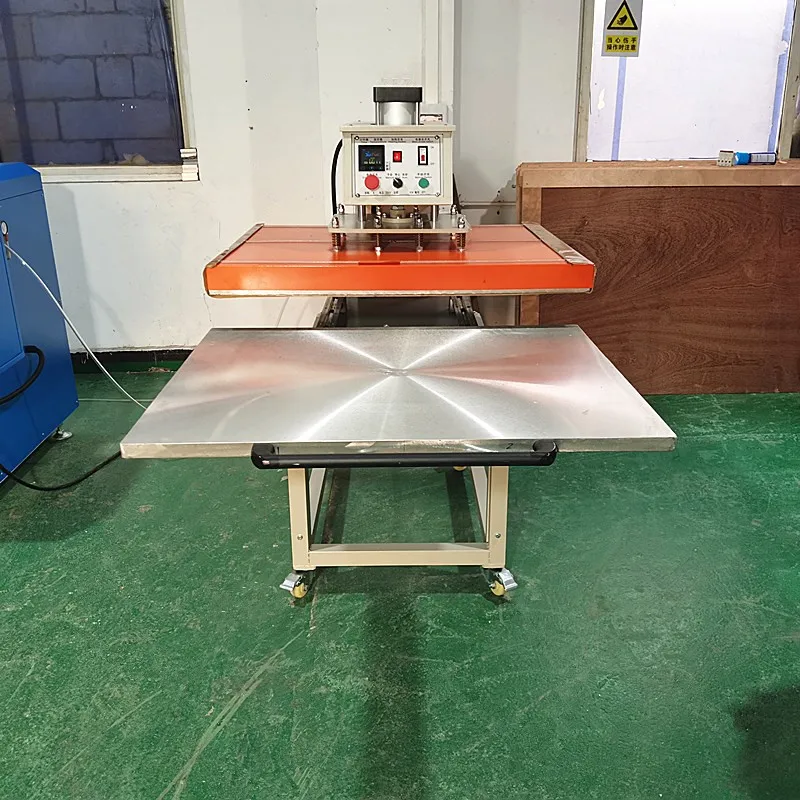 آلة نقل الحرارة بالضغط المفتوح الهوائية لوحة التسامي المطلية بالحديد من الألومنيوم مع مقبض سحب #2