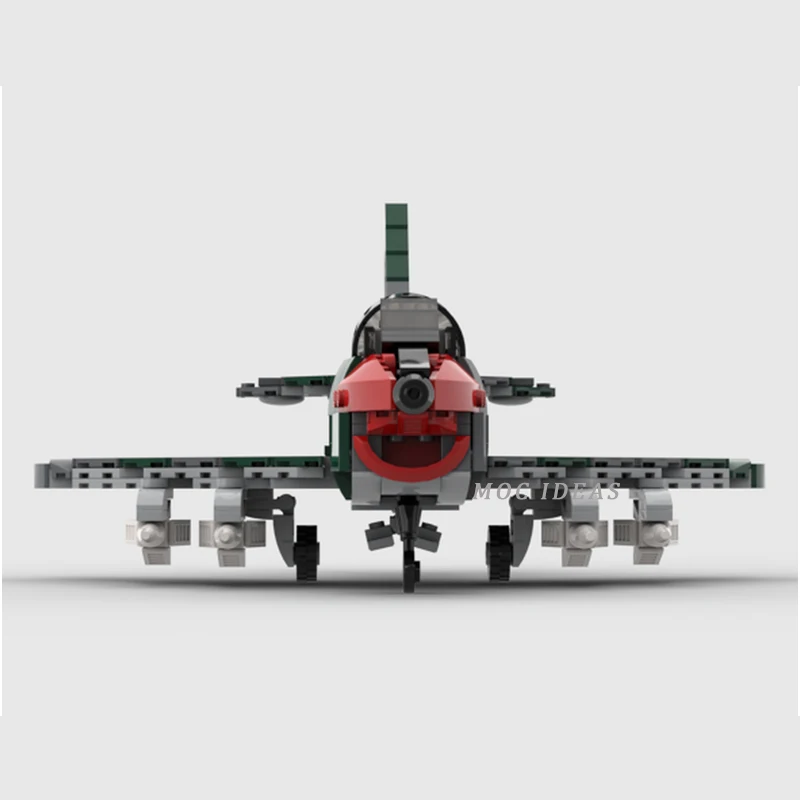 العسكرية MOC اللبنات فيات G 91 جينا مقاتلة جت 1/40 مقياس الطوب التجمع نموذج حلية لتقوم بها بنفسك ألعاب أطفال هدية عيد الميلاد #5