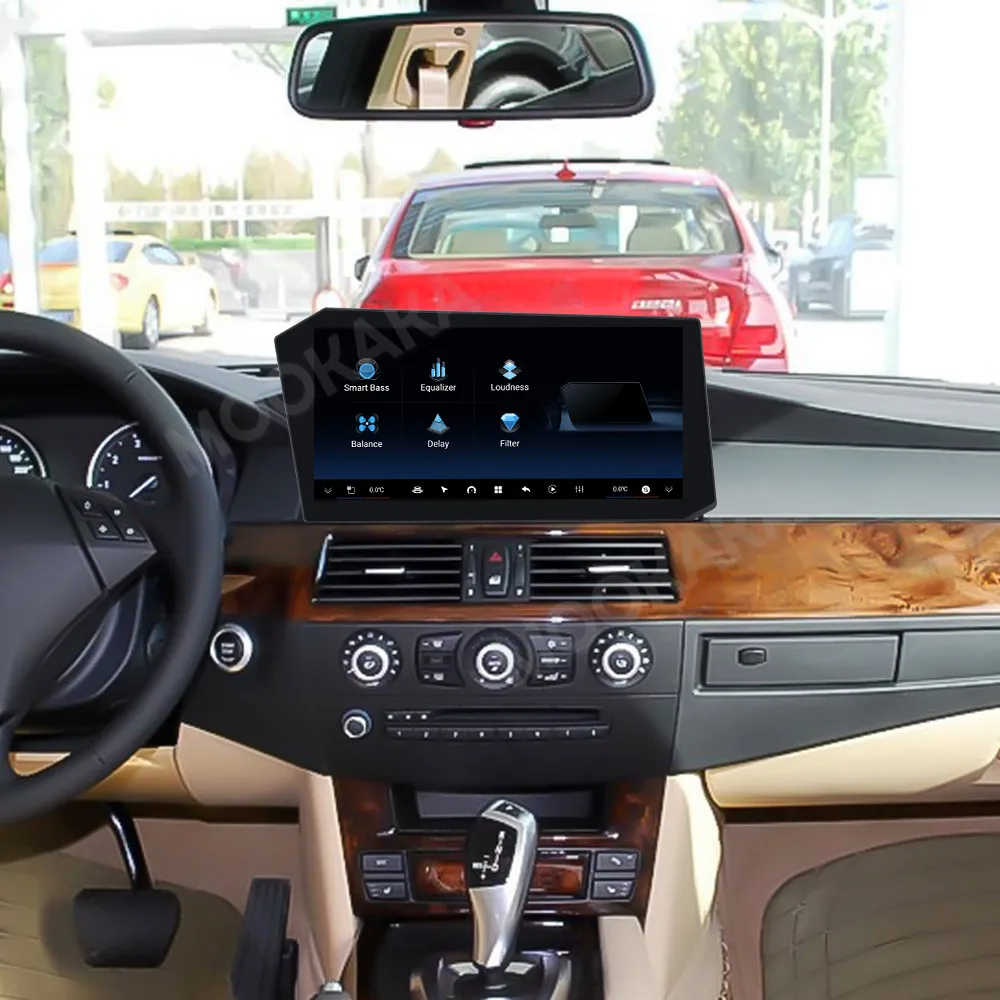 12.9 "أندرويد 14 ستيريو تلقائي لسيارات BMW 3 Series E9X 5 Series E60 2005-2012 راديو السيارة نظام تحديد المواقع والملاحة مسجل شرائط سماعة الرأس Carplay