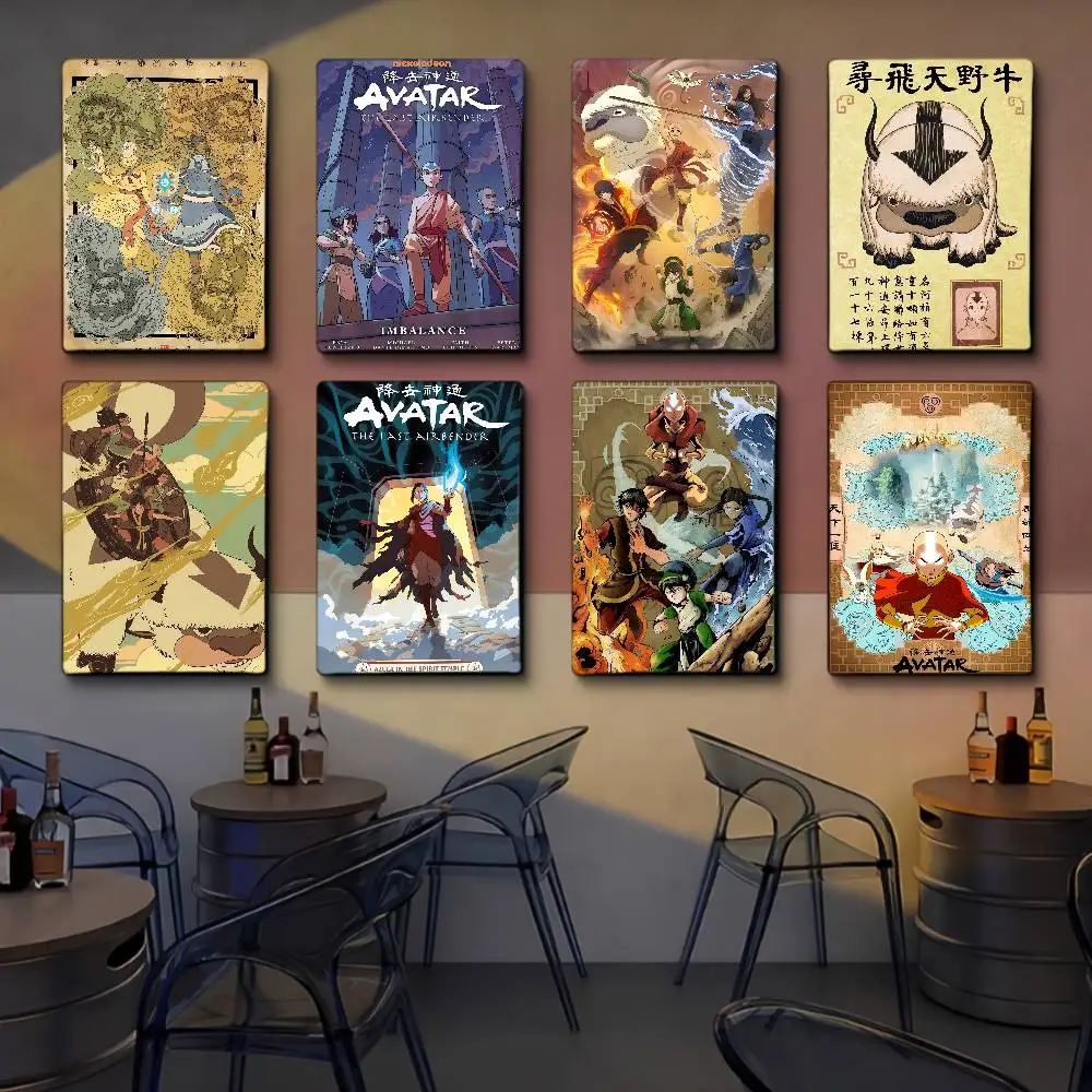 Anime Avatar The Last Airbender Poster Posters Decorative Paintings Study Bedroom Bar Background Wall Murals Gifts