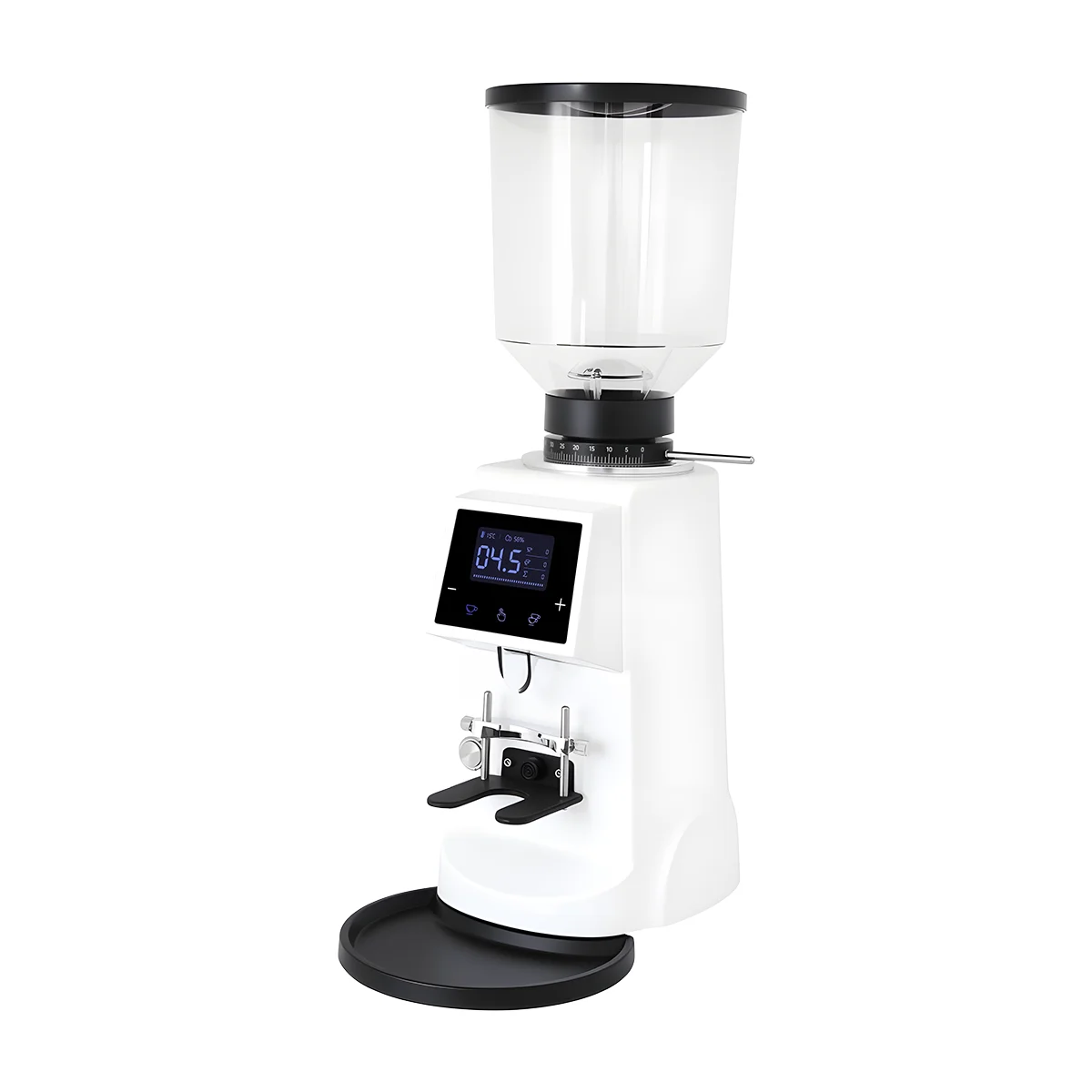Wholesale CK74 Professional Coffee Mill 500W Motor 74mm Grinding Disc Fixed Electronic Screen Commercial Coffee Shop Automatic
