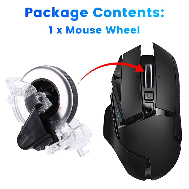 Rolo de roda de mouse para logitech m720 g502 g500 g500s g903, acessórios de mouse substituíveis