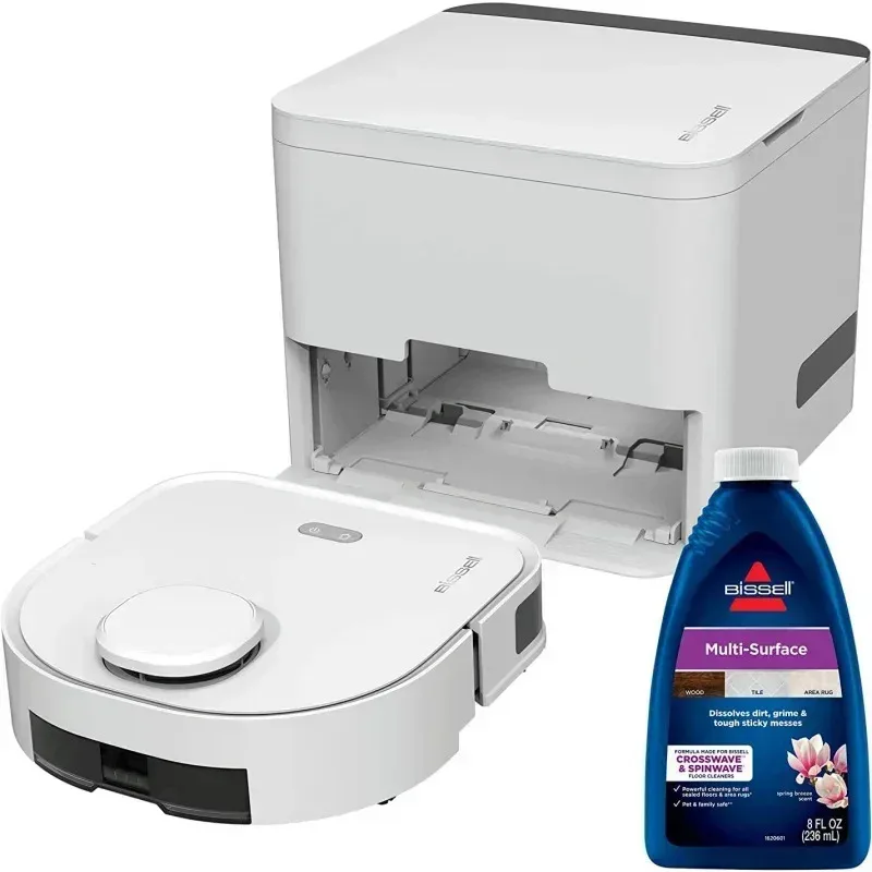 TGBFABISSELL ReadyClean Wet/Dry Mopping Hard Floor Robot,Auto-Pad Change Technology,LiDAR Advanced Mapping,WiFi-App Connect,Ali