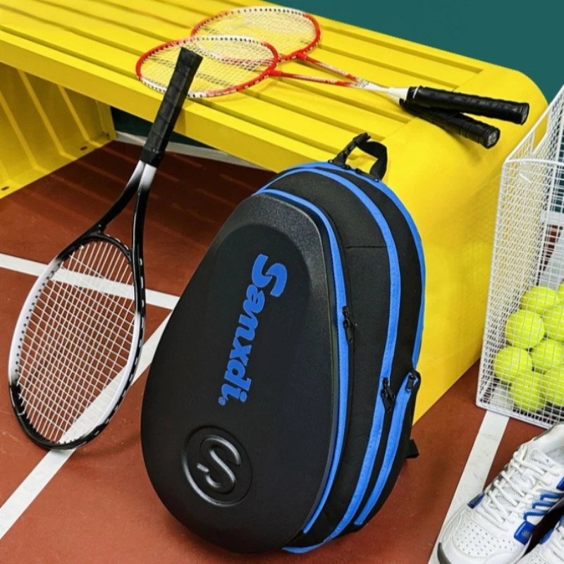 

Waterproof Tennis Racket Bag Large Capacity Tennis Rackets Bag Oxford Cloth Badminton Bags Portable Lightweight Sport Accessory