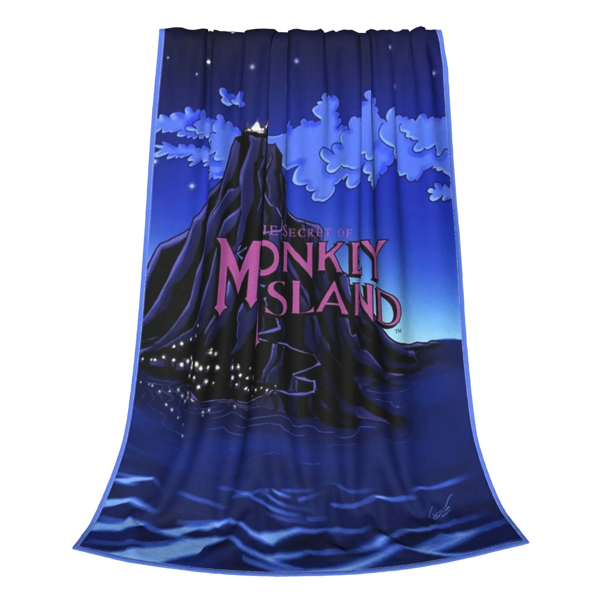 New The Secret of Monkey Island Blanket Ultra-Soft Fleece Deep in the Caribbean Relax Throw Blanket Machine Washable