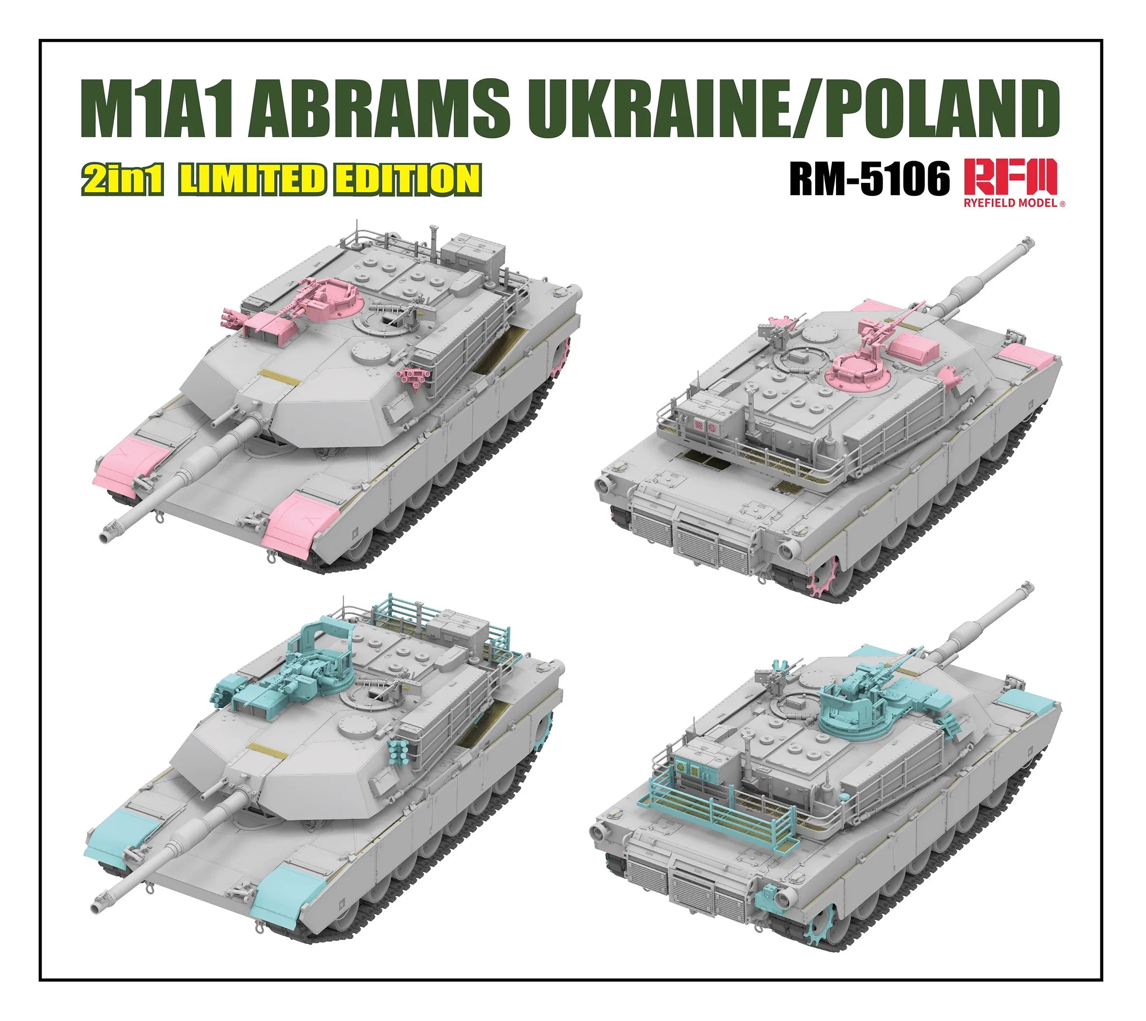 Rye Field 5106 1:35 Scale  M1A - Model Kit Ukraine recension och pris