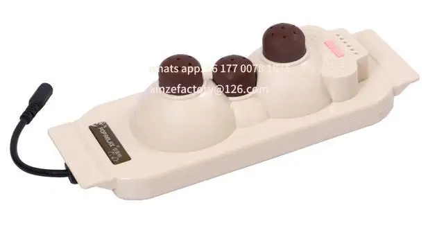 Customizable Germanium Stone Therapy Apparatus with Physical Therapy 3 Ball Head Heat Meter Warm Neck Guard To Protect