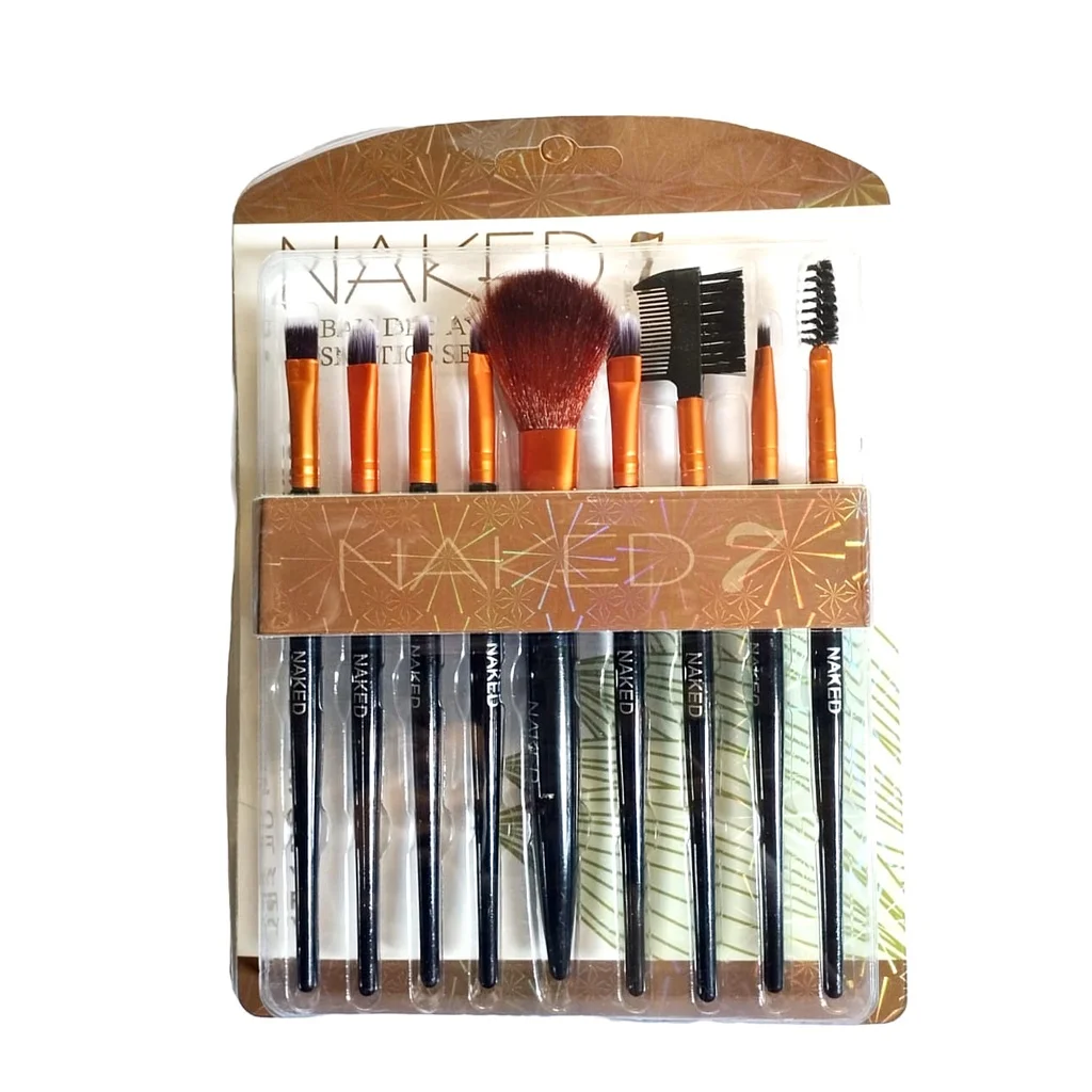 Kit 9 Brushes for Makeup Naked7