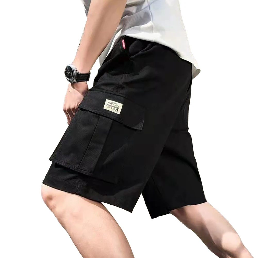 

Summer Casual Shorts Korean Style Cargo Shorts Knee Length Pants Multiple Size Options Comfortable Summer Shorts