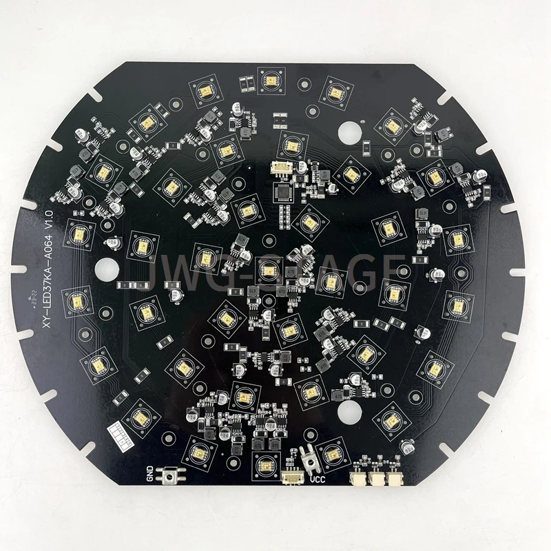 

37 светодиодных линз для материнской платы LEDBead для светодиодных зум-прожекторов мощностью 15 Вт с подвижной головкой и светодиодными дисковыми пластинами