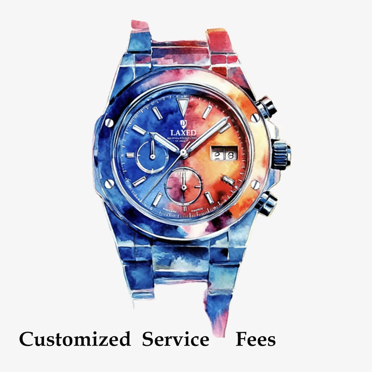 LAXED Customized dial, customized watch, customized service fee