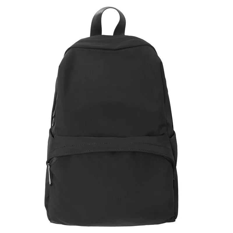 Female 2024 version couple's new large capacity solid color backpack trendy for elementary, middle, and high school