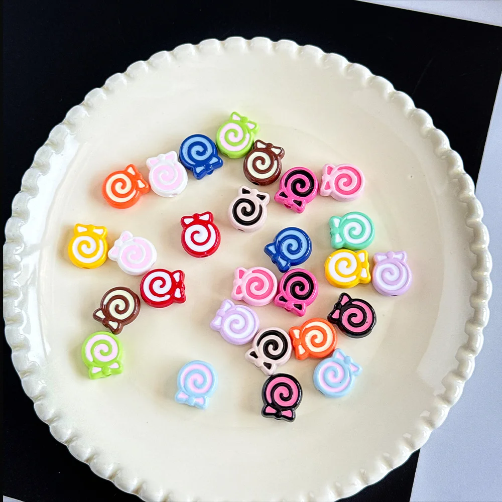

Cordial Design 200Pcs 12*13MM DIY Fancy Beads/Paint Effect/Hand Made/Jewelry Findings & Components/Lollipop Shape/Acrylic #19183