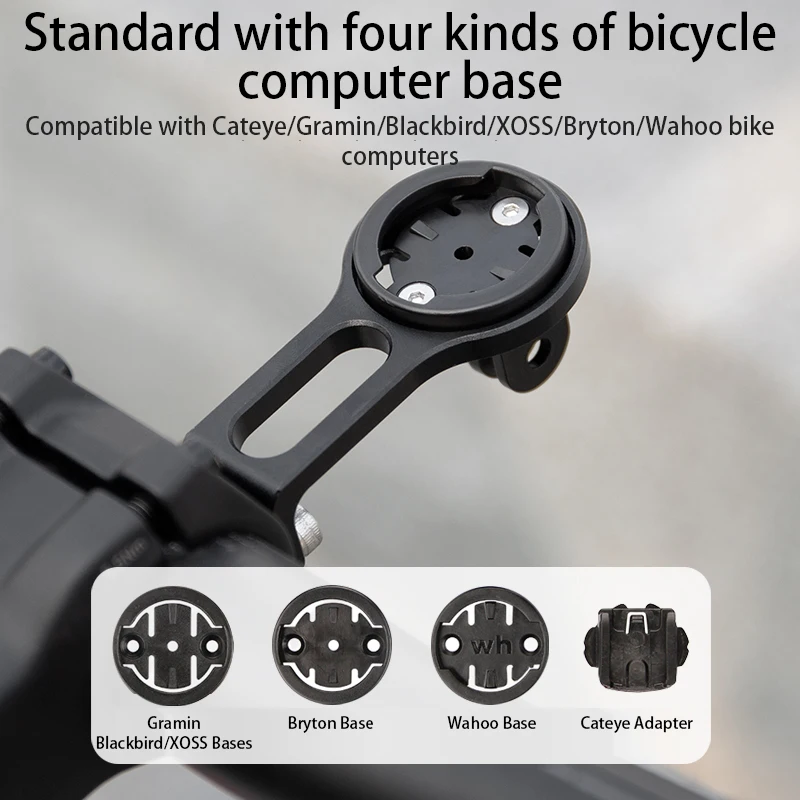 GUB 655 Aluminum Multifunctional Cycling Computer Holder Lightweight Speedometer Mount with Camera Base for Giant PCR/TCR Series