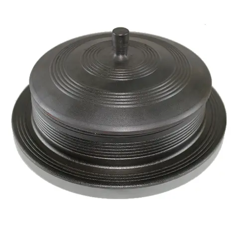 Pre-seasoned Cast Iron 2 in 1 Casserole and Grill Pan for Braising and Searing Casserole Pot