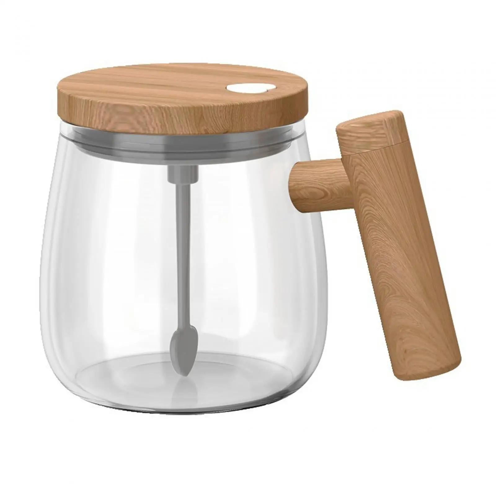 Automatic Mixing Cup Glass Self Stirring Mug Powerful Portable Mixer Coffee Mug for Protein Shakes