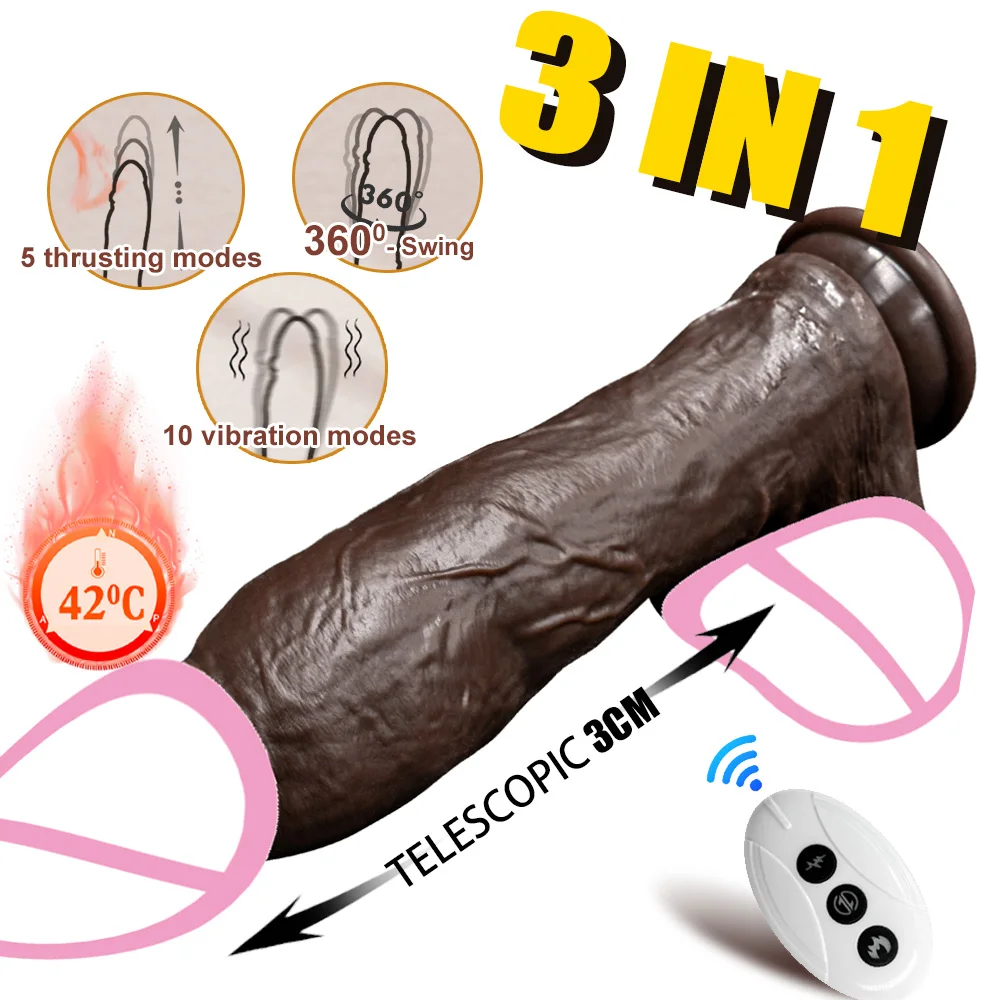 Black Dildo Review: The Ultimate Guide to the Big Telescopic Realistic Vibrating  Dildo for Advanced Pleasure