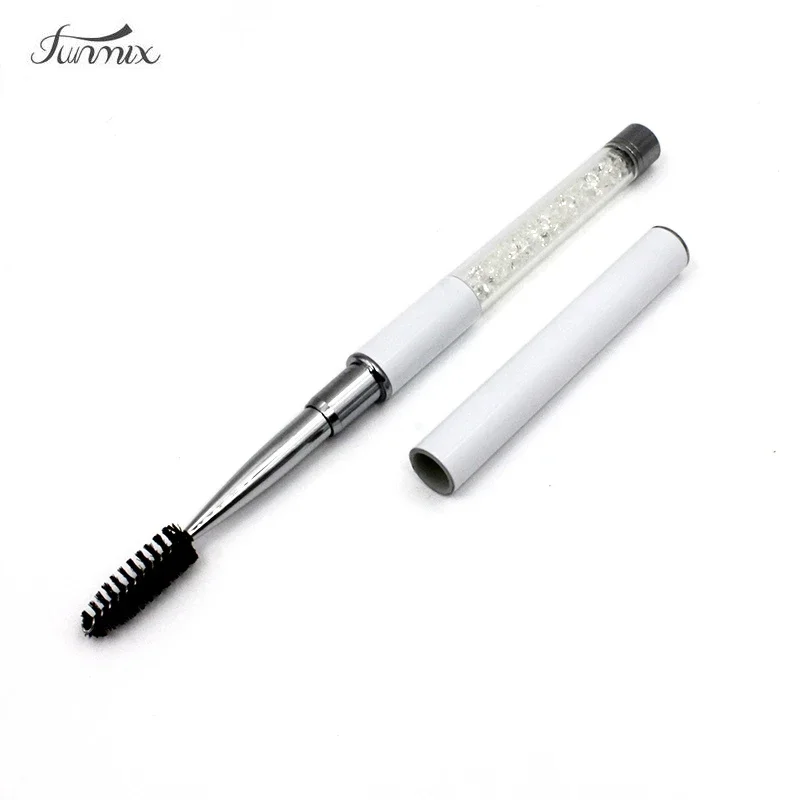 Brosse de maquillage pour les yeux en biscuits, applicateur de mascara en spirale, outil d'extension de cils