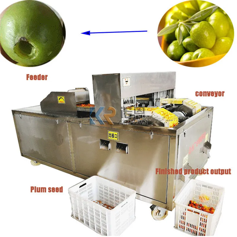 Neue Design Industrielle Pflaume Kern Pitting Maschine Elektrische Pflaume Kern Entferner Obst Kernel Entfernen Maschinen