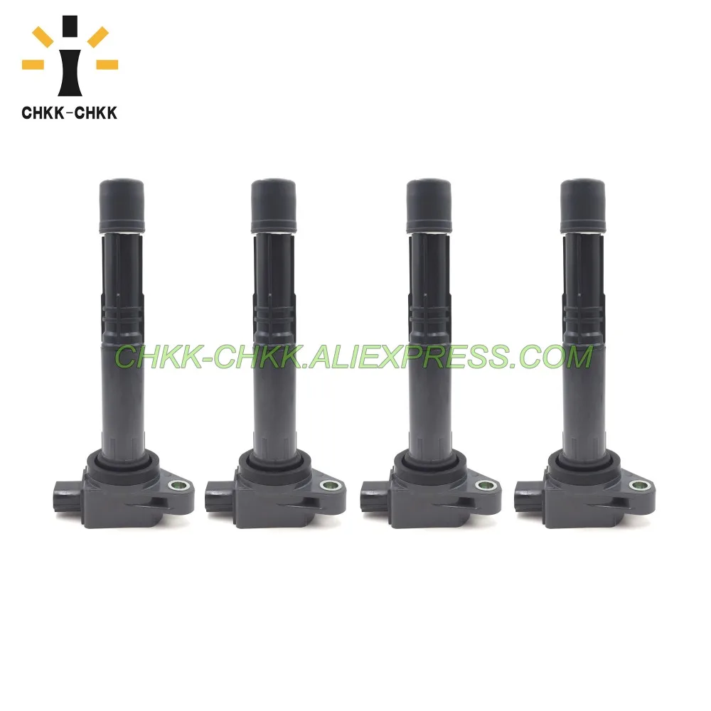 CHKK-CHKK 4X NEW Ignition Coils OEM 30520-R40-007 Suitable for Honda Accord Civic Crosstour CR-V Acura ILX 00-15 I4 2.4L