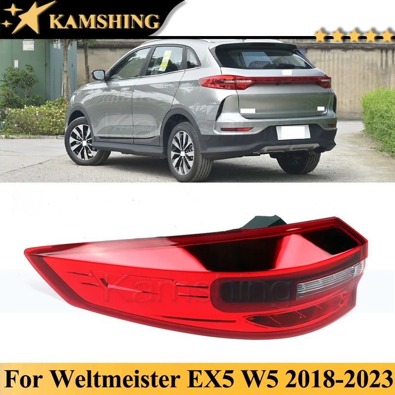 

Kamshing Rear Bumper Tail Light Tail Lamp For Weltmeister EX5 W5 2018-2023 Taillight Taillamp Brake Light Turn Light