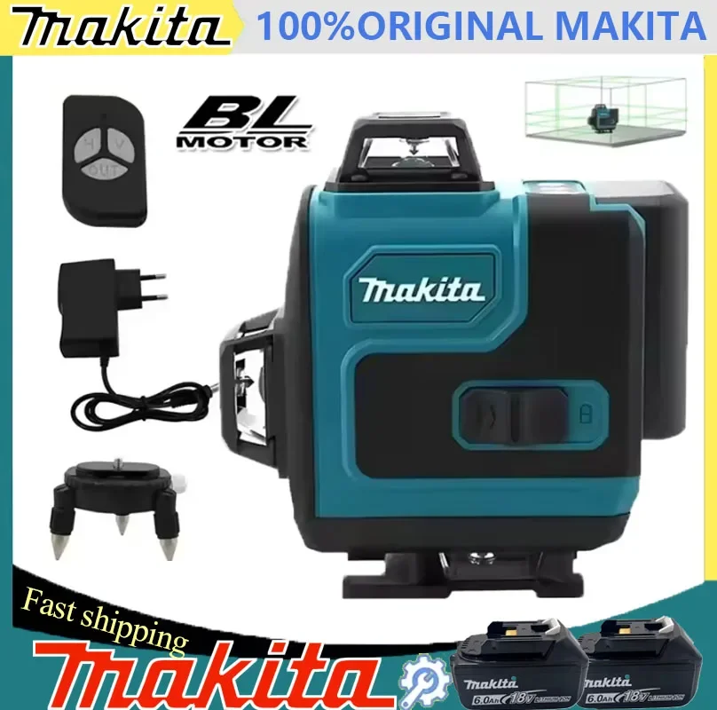 

Makita High-Precision Green Light Laser 16-Line Cross Level 360 Horizontal & Vertical Wall-Mounted Portable Tool