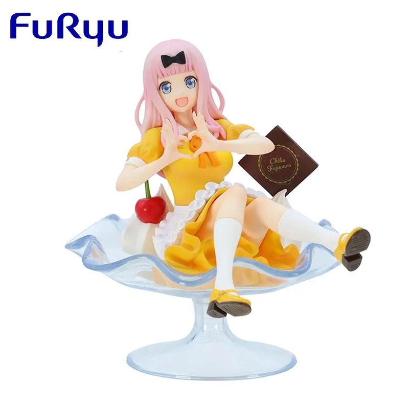 Original FuRyu Kaguya-sama: Love Is War The First Kiss That Never Ends Fujiwara Chika Genuine Anime Figure Collection Model Doll