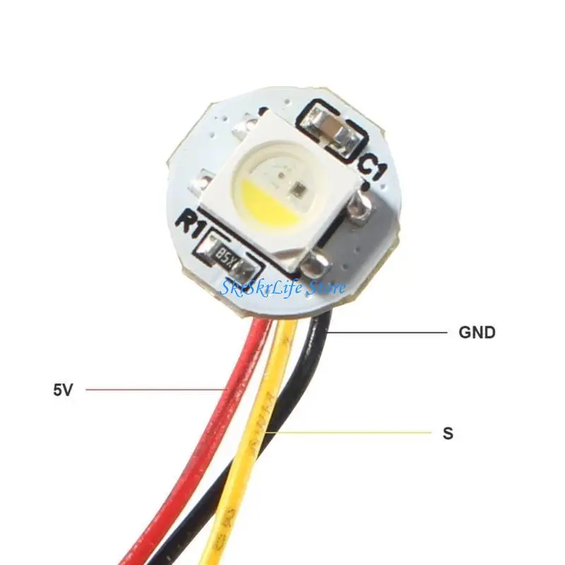 

E65E For Voron 2.4 Stealthburner Led Fully Assembled Printer DIY Led RGBW Mini Button PCB LEDs for Voron 2.4 Stealthburner