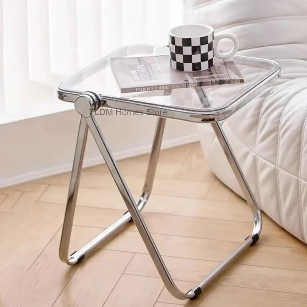 

Современный милый журнальный столик, простой скандинавский роскошный приставной столик для хранения, эстетичный минималистичный гламурный столик, мебель для салона