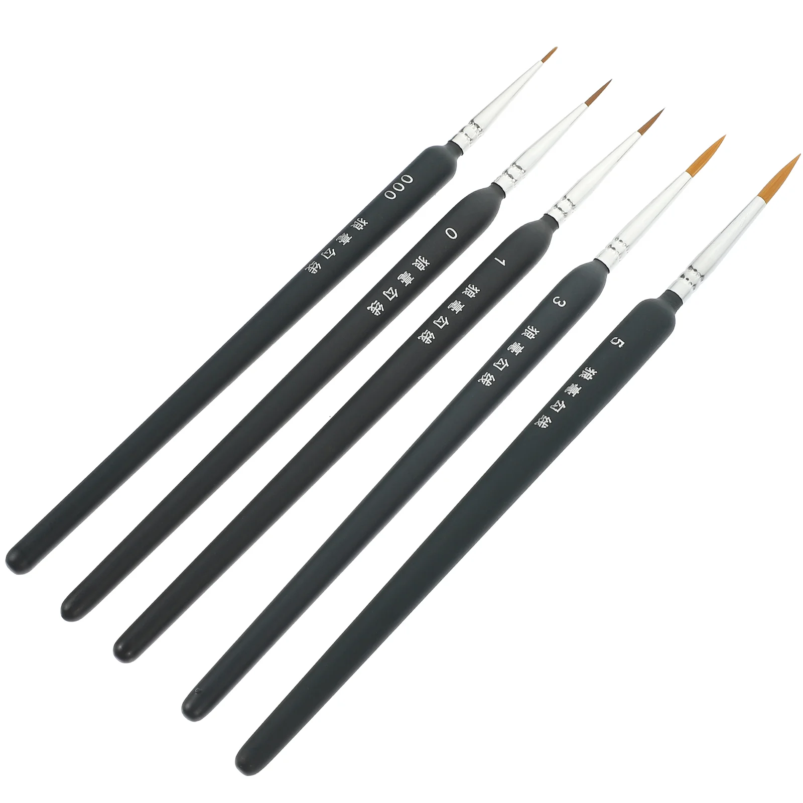 

5Pcs Detail Paint Brush Set Miniature Paint Brush for Acrylic Watercolor Oil Painting miniature painting brush