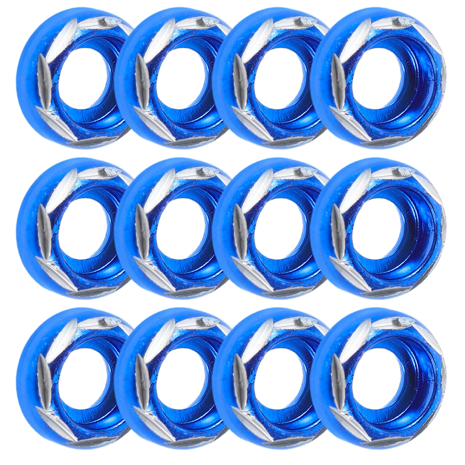 

50 Pcs Motorcycle Screw Gasket Car Engine Bay Decorative Washers Alloy Bolt Nuts for Bumper License Plate Aluminum Refit Auto