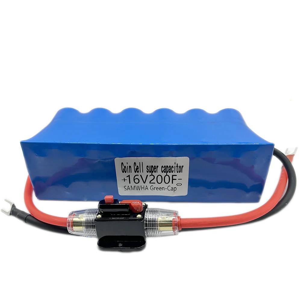 

New Sell SAMWHA Green-Cap 16V200F Automotive Rectifier Module 2.7V600F Parallel Connection Improve Power Energy Large Capacity