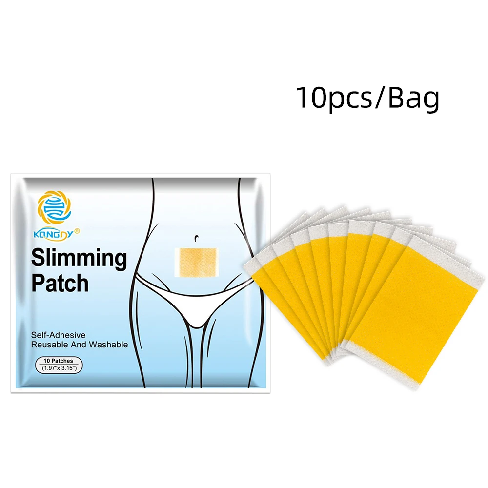 80Pcs/8Bags Slim Navel Sticker Natural Herbs Patch Chinese Slimming Pad For Weight Loss Burning Anti Cellulite Fat Patch