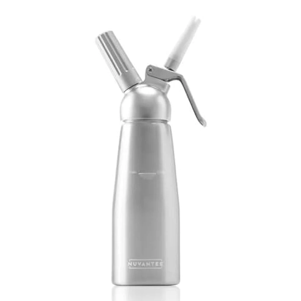 Cream Whipper 1 Pint Professional Aluminum Whipped Cream Dispenser 500ml With 3 Decorating Nozzles Uses Cartridges For Home Chef