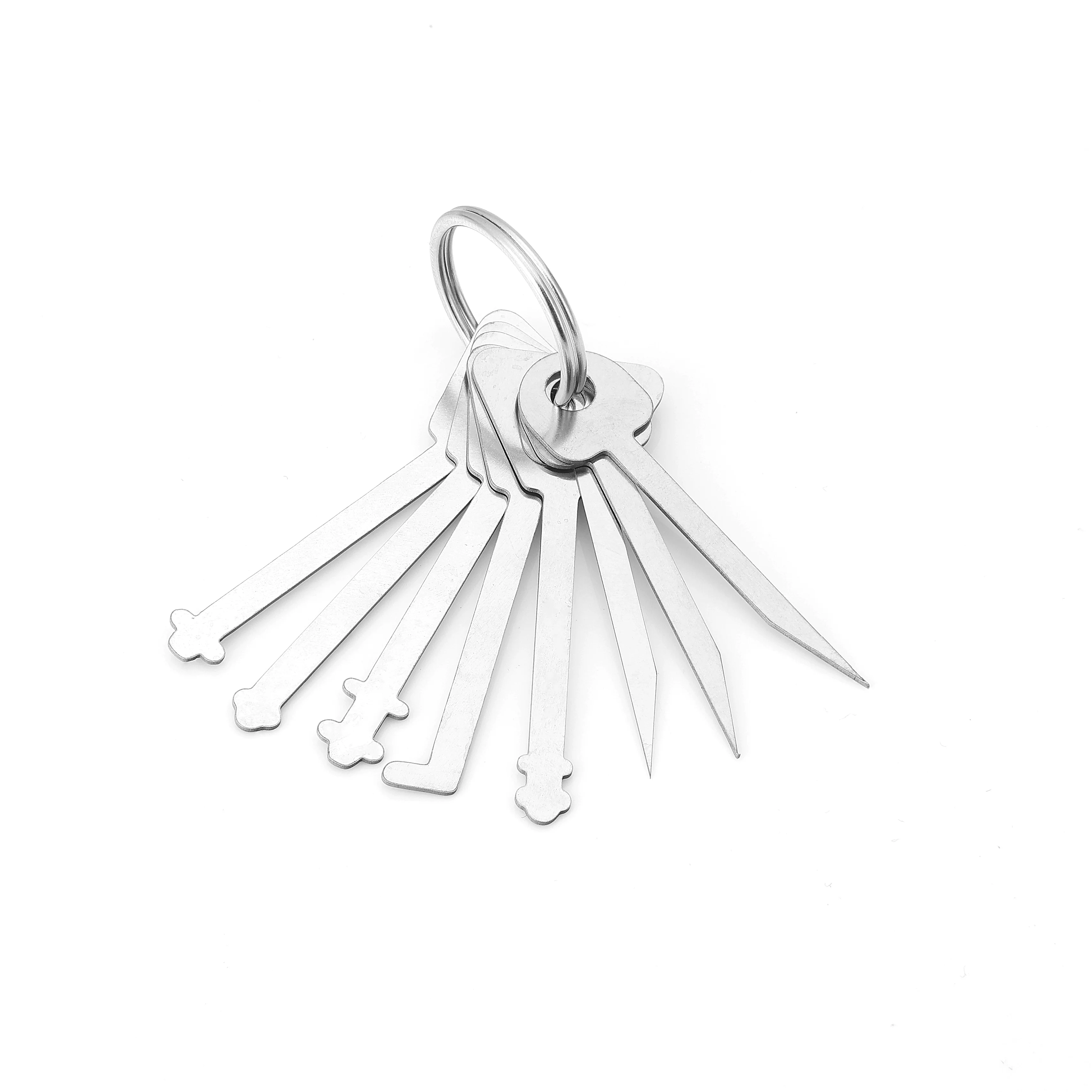 Master Keys Skeleton Lock Hook Warded Pick Open Doors Key Set Tools for Door Lock Opening Keychain Master Key To Open All Doors