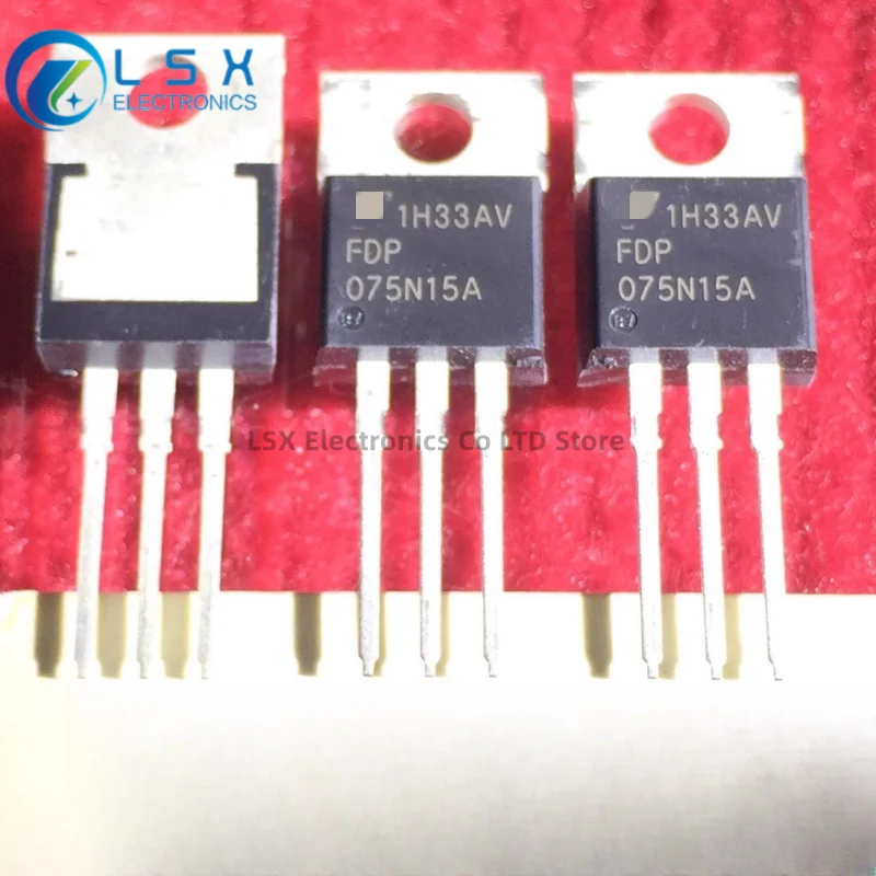 New Original 10PCS/Lot FDP075N15A 075N15A OR FDB075N15A 075N15 TO-220 130A 150V N-Channel MOSFET