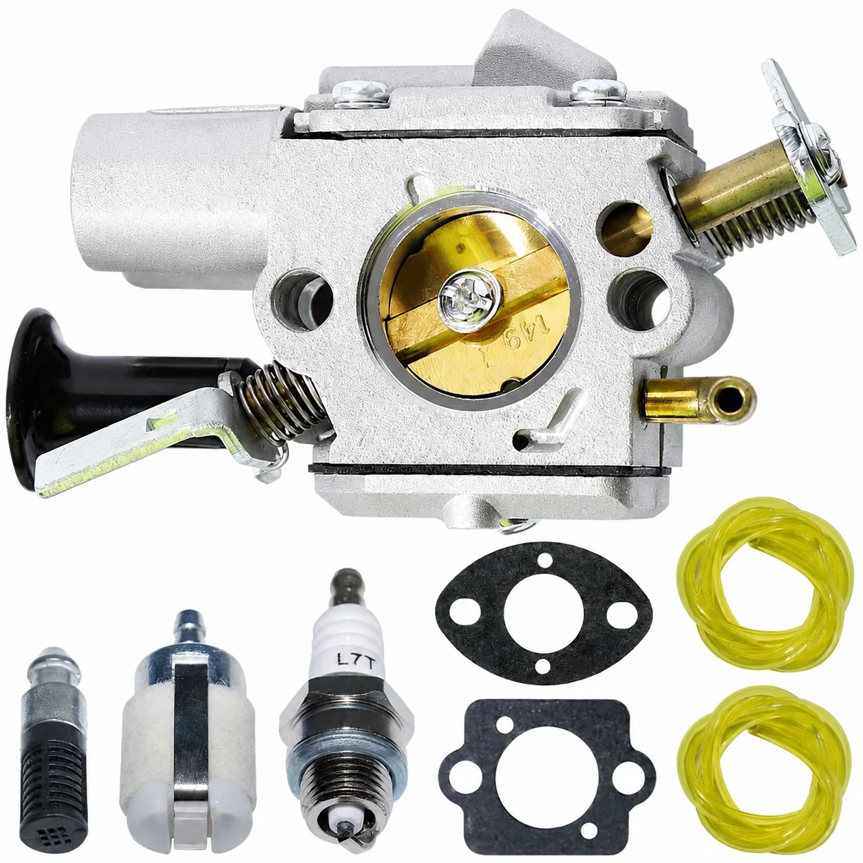 C1Q-S252 Carburetor Tune Up Kit Spark Plug Fuel Filter Oil Filter Line Gasket for Stihl MS261 MS271 MS291 Chainsaw Saw Parts