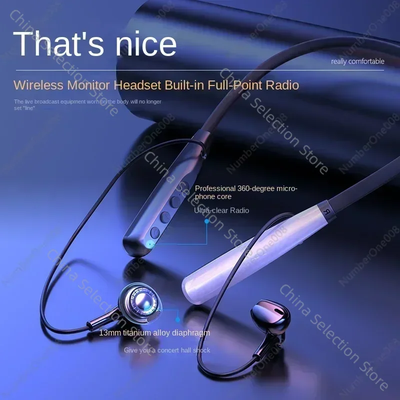 Sound Card Microphone Halter Headset Bluetooth Accompaniment Live Karaoke Recording Short Video Microphone Singing Equipment