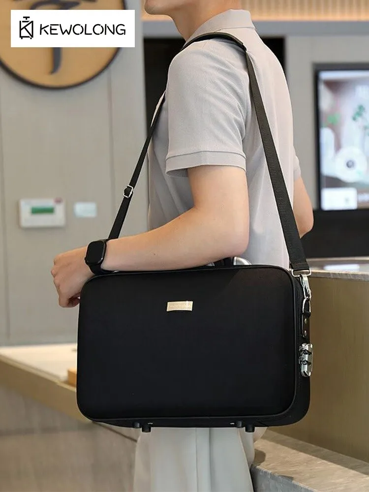 Large Travel Carry On Case with Lock - Durable Briefcase, Multi-Function Storage Organizer for Tools, Laptop, Camera Equipment