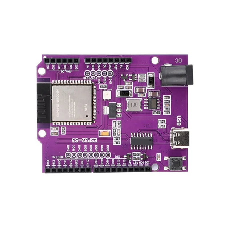 새로운! !ESP32-S3 UNO 개발 보드 Devkitc-1과 호환되는 WROOM-1-N8R2/N16R8 모듈 온보드