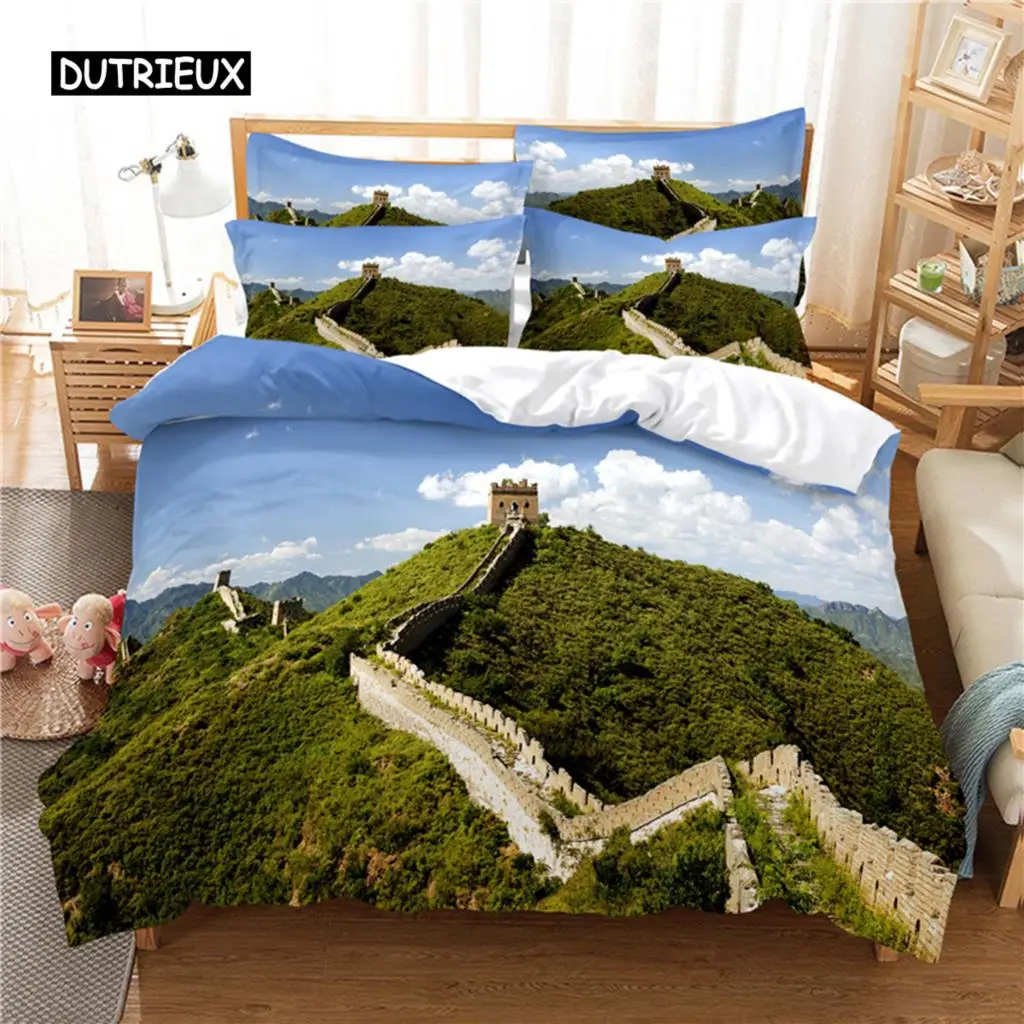 

Great Wall Bedding Set Duvet Cover Set 3d Bedding Digital Printing Bed Linen Queen Size Bedding Set Fashion Design
