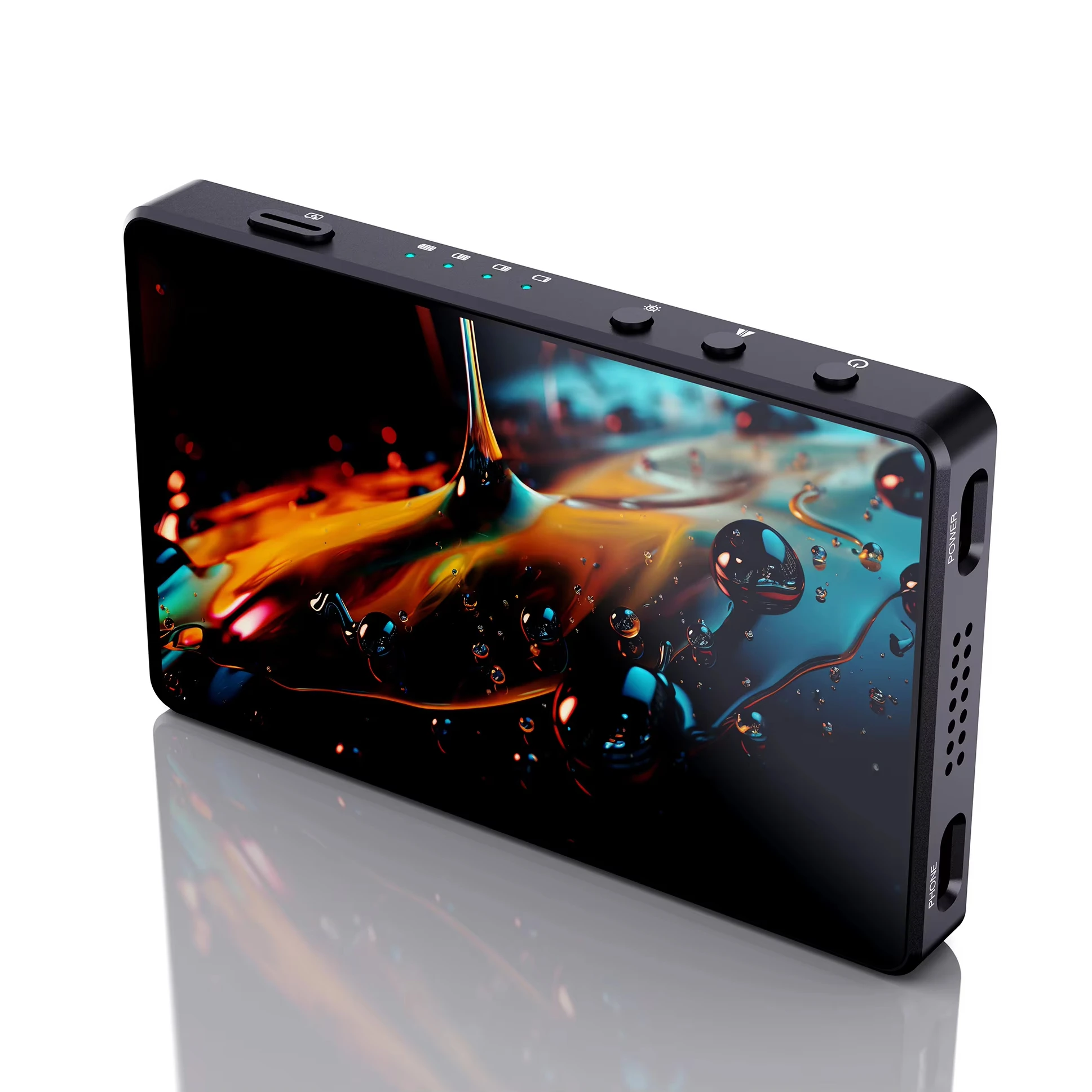 Tela de exibição de selfie vlog para uso traseiro de telefone celular, tirar foto ou espelhamento de gravação sem fio para transmissão ao vivo tiktok