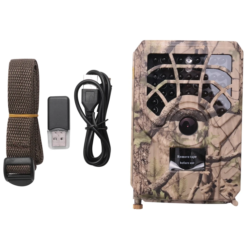 Mini Hunting Camera 12MP PIR Night Vision Waterproof Trail Game Camera For Home Garden Wildlife Hunting Scouting Game