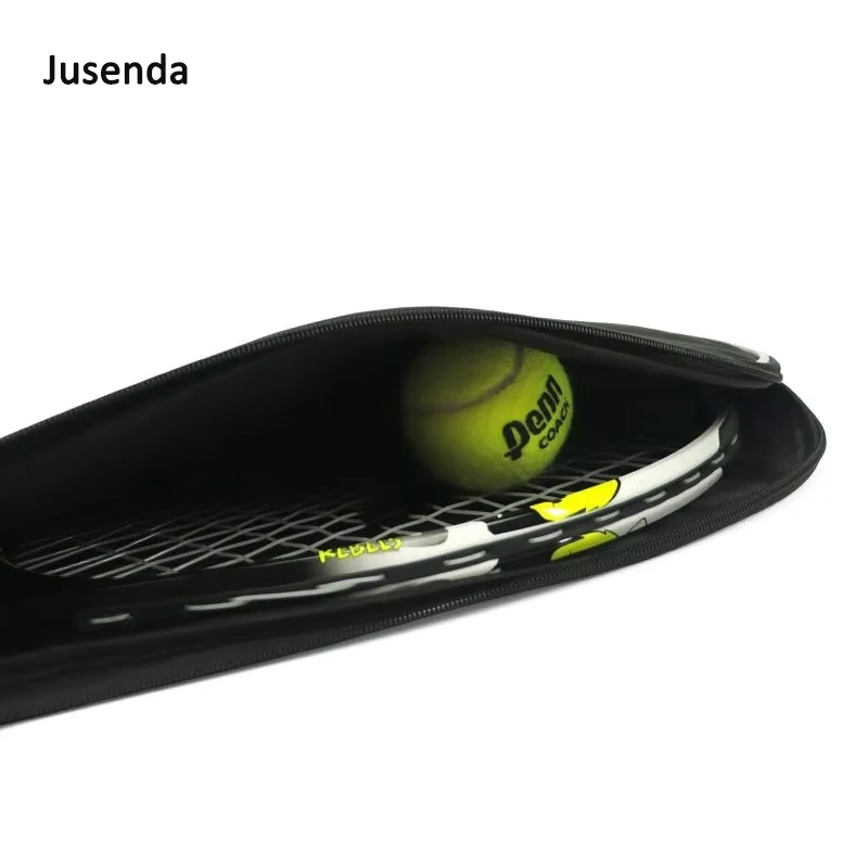 Oxford Tennis Bag Portable Single Shoulder Professional Original Tennis Racket Cover Bag Badminton Storage Carry Bags Black