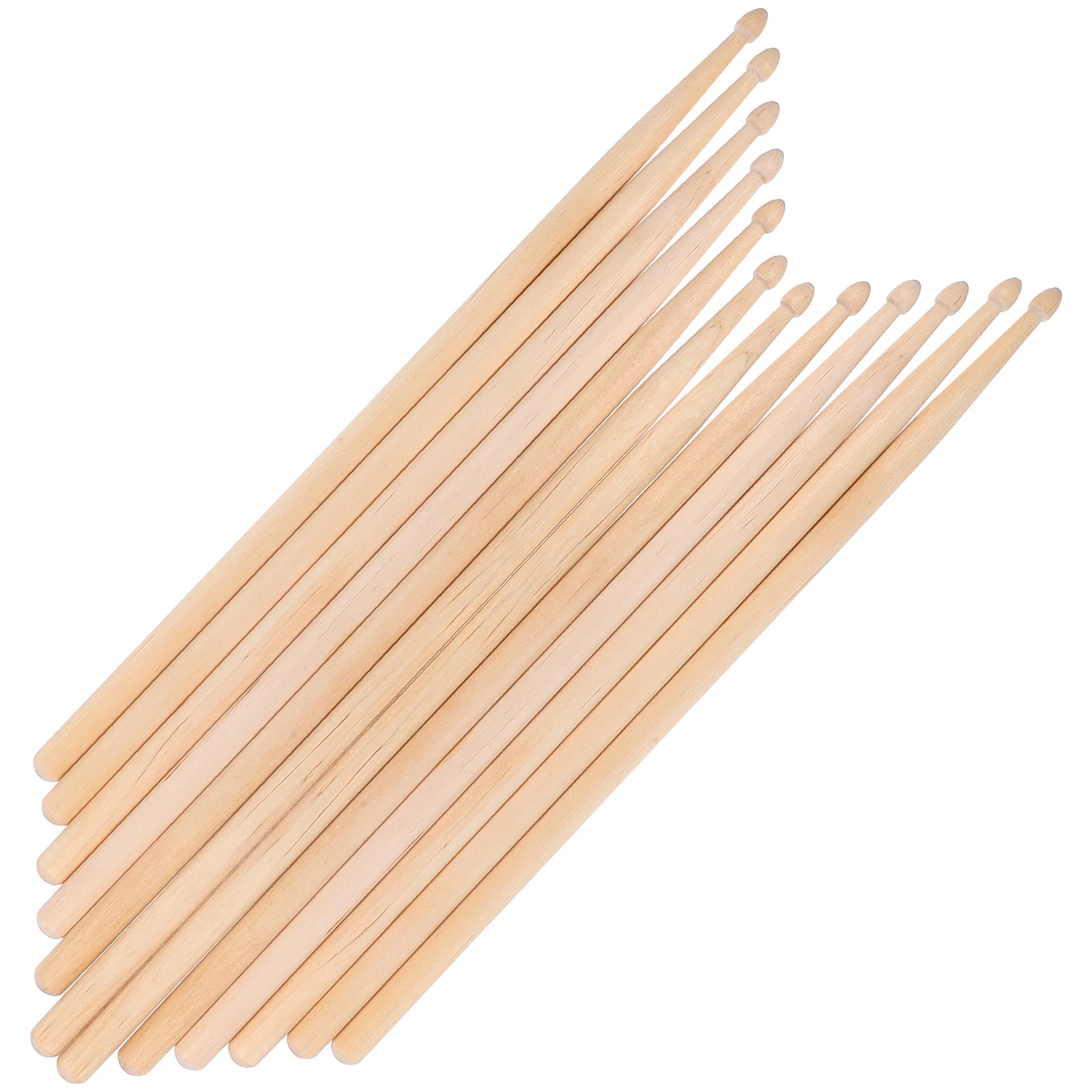 

Drumsticks Maple Wood 5A Oak Wood Practice Sticks Compatible Various Drums Jazz Percussion Instruments