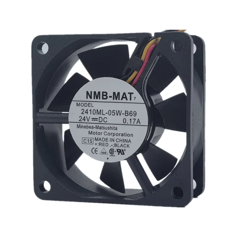 New nmb-mat 2410ML-05W-B69 DC24V 0.17a 6025 6cm 60*60*25MM frequency converter DC fan